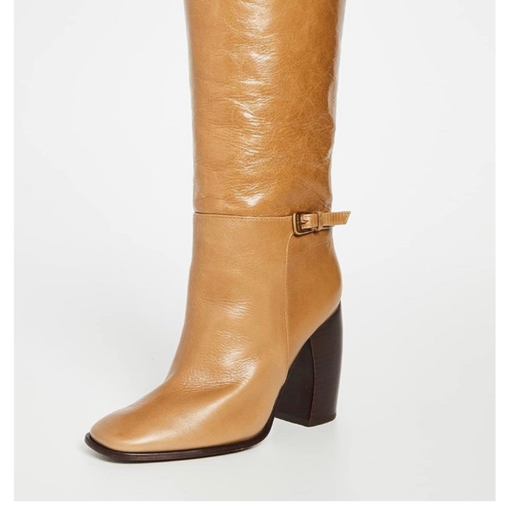 Tory Burch Banana Heel Boot Butterscotch, Never Worn New with box/ dust cloth
